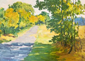 Sommerweg im Grünen