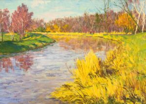 Frühling am Flusslauf