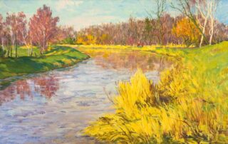 Frühling am Flusslauf