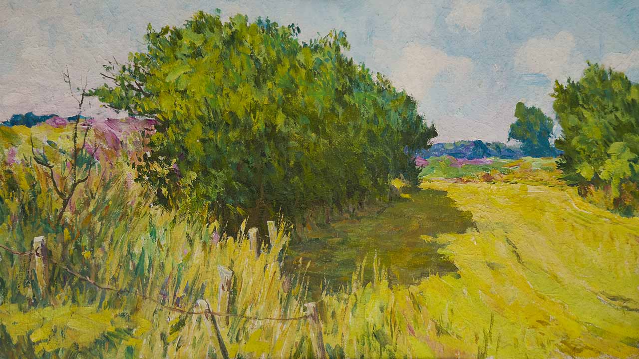 1938-2026-48 Sommerweg am Buschrand