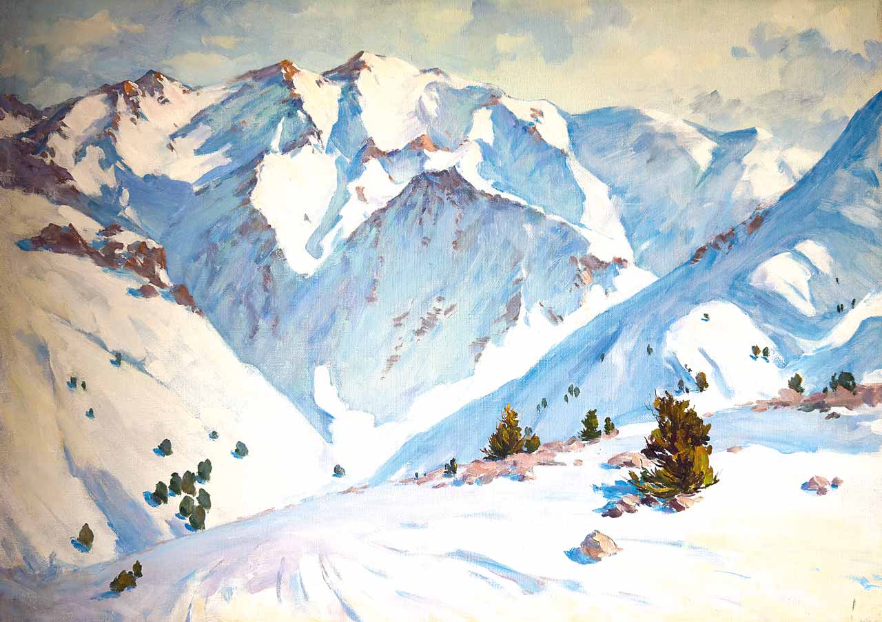 Winterliches Hochgebirge