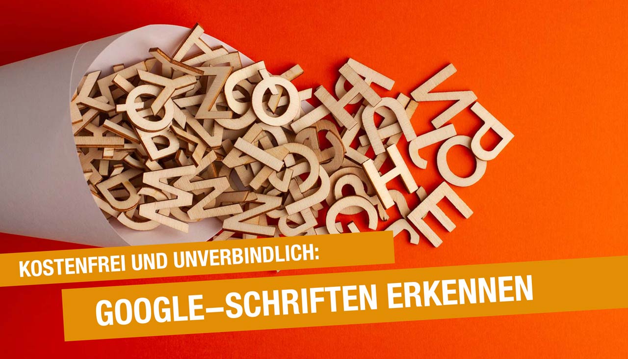 Google-Schriften erkennen