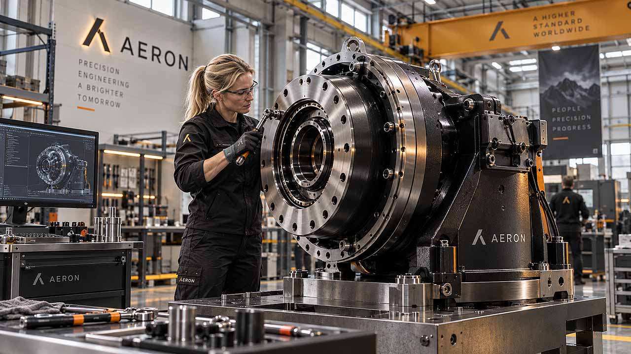 AERON – Aufbau in der Halle – Ansicht AERON - Aufbau in der Halle - Ansicht