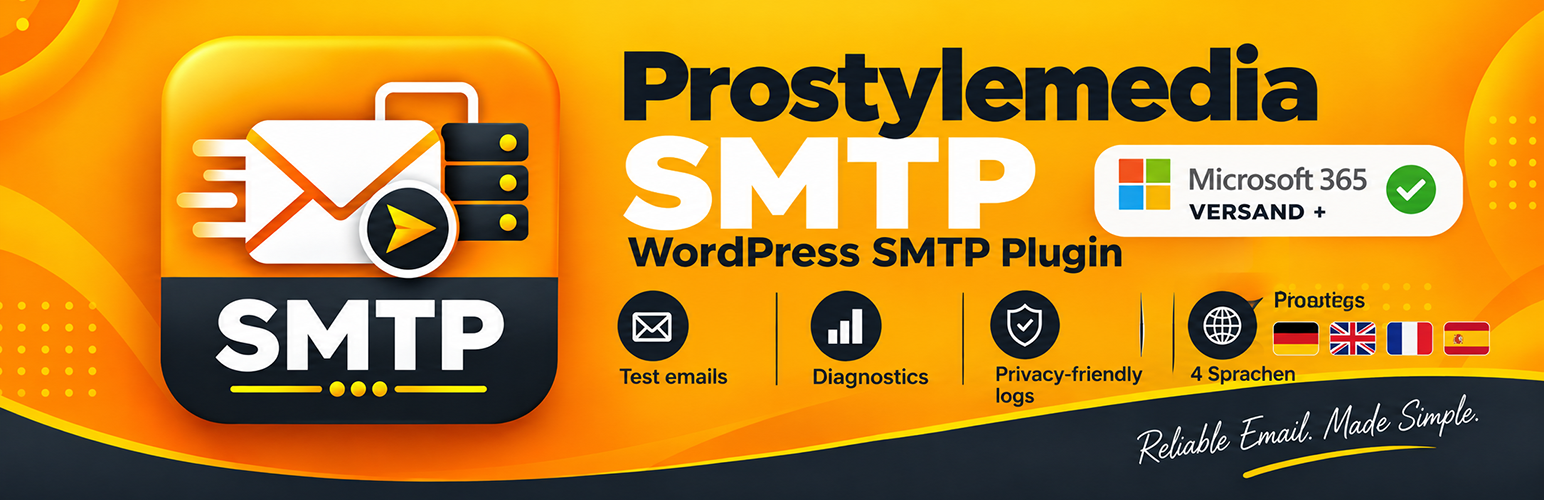 SMTP PlugIn WordPress – Banner SMTP PlugIn Wordpress - Banner